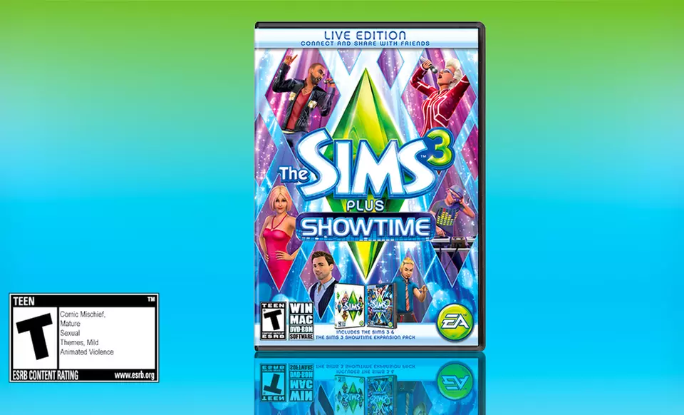$14.99 for The Sims 3 with Showtime Expansion Pack for Mac and PC($29.99 List Price). Free Shipping and Returns. - Primary Image