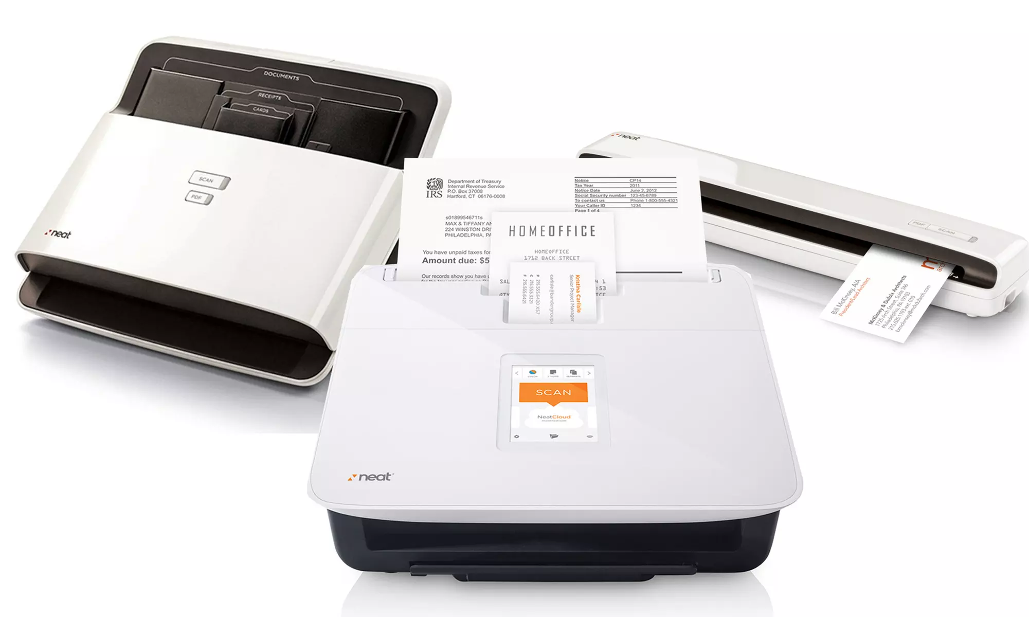 NeatReceipts or NeatDesk Mobile or NeatConnect Desktop Document Scanners from $94.99–$349.99(Manufacturer Refurbished) - Primary Image