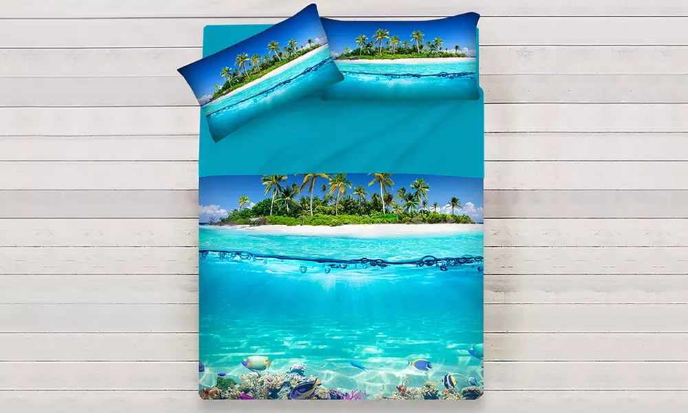 Lenzuola copriletto fantasie primavera, estive, paesaggio