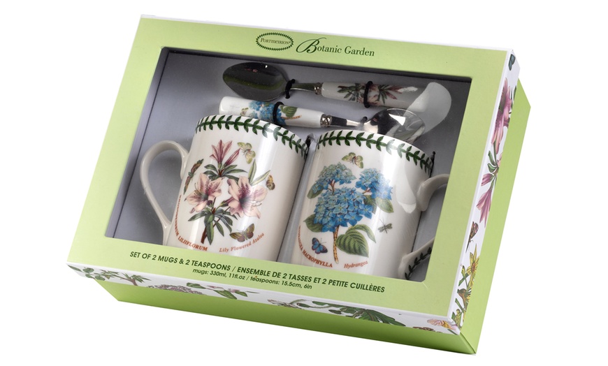 Image 12: Portmeirion Mugs and Spoons Set