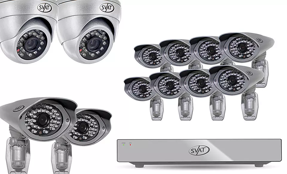 SVAT Security 1TB Smart Security DVR Systems with 600TVL Cameras - Primary Image