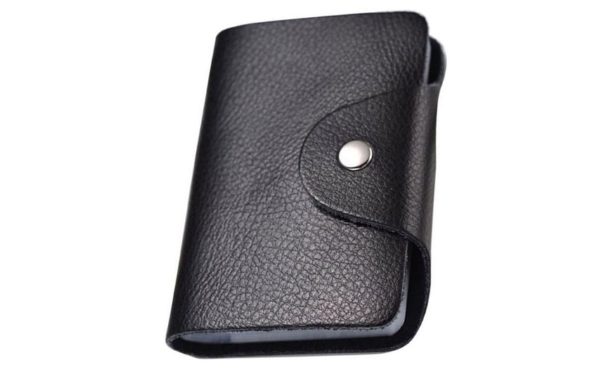 Image 2: Unisex 24-Slot Card Holder