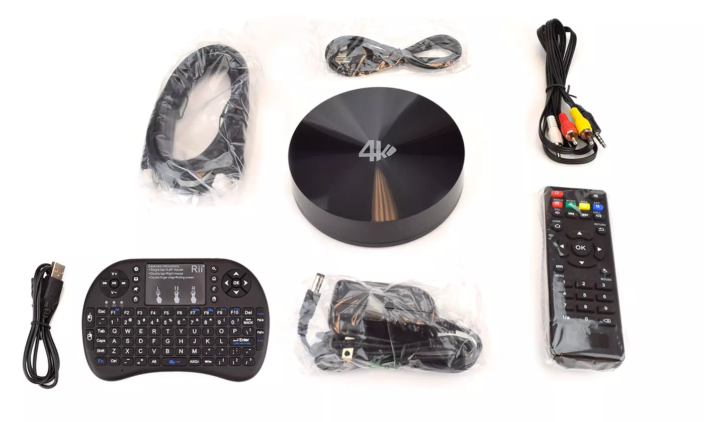 MBox 4K-Capable TV Streaming Box with Optional Wireless Keyboard from $129.99–$149.99 - Second Medium