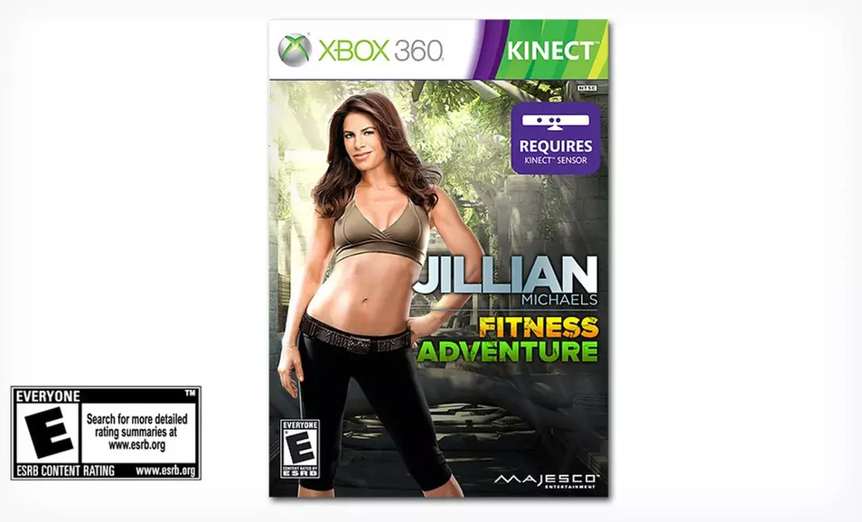 $12.99 for Majesco Jillian Michaels' Fitness Adventure for Xbox 360 Kinect ($19.99 List Price). Free Returns. - Primary Image