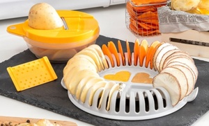 Microwave Oven-Baked Potato Chips Maker