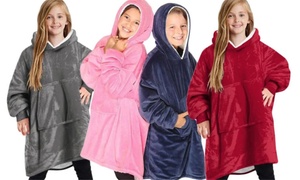  Kids' Fleece Hoodie Blanket 