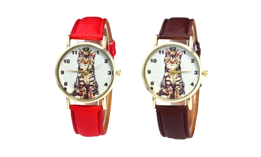 Image 9: Cute Cat Watch