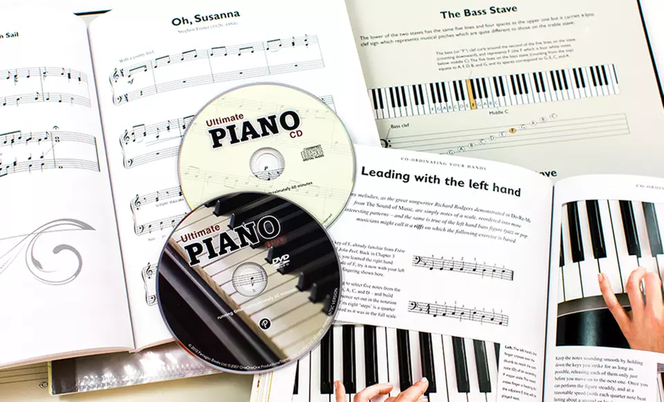 Ultimate Piano Beginner Instruction Book and DVD - Primary Image