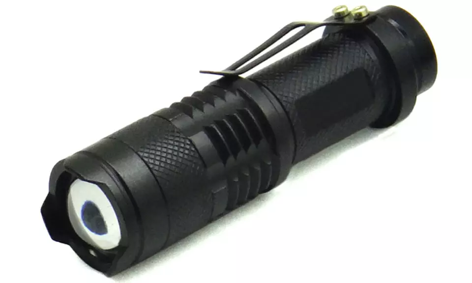 Waterproof Adjustable Focus Tactical LED Flashlight - Primary Image