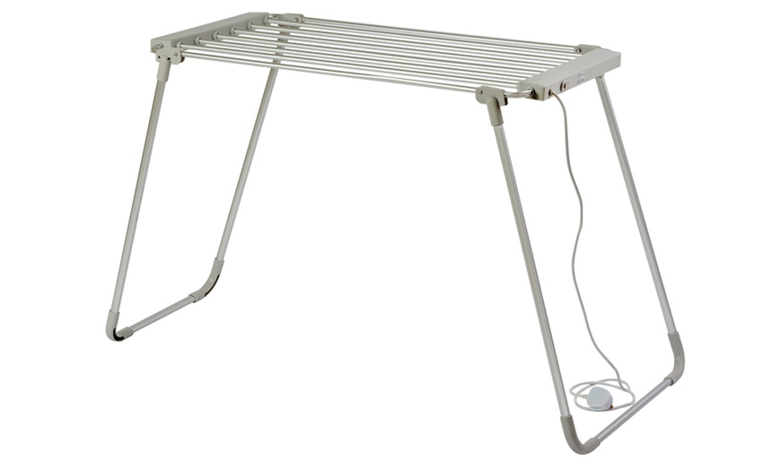 Image 2: Heated Fold Away Electric Airer