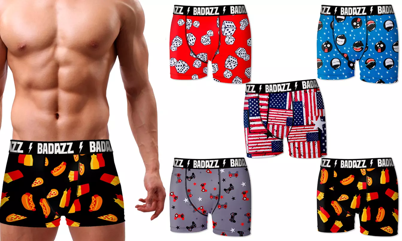 Pack de 5 Boxer de la marque Badazz pour homme - Primary Image