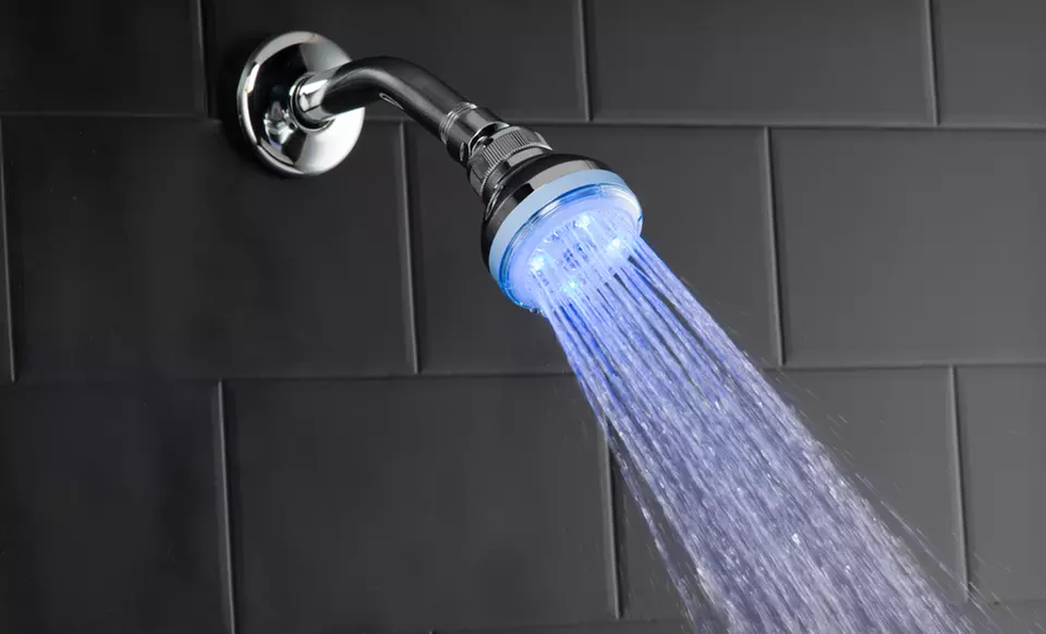 Chrome LED Rainbow Showerhead. Free Shipping and Returns. - Primary Image