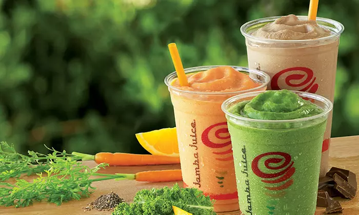 Three or Five Groupons, Each Good for One Medium Smoothie at Jamba Juice (52% Off)  - Primary Image