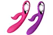DeeSoo Dual Head Rabbit Vibrator Multi-Speed Silicone G-Spot Vibrator - Second Medium