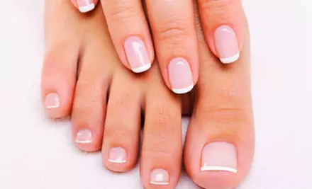 One or Two Gel Manicures and Spa Pedicures or French Tip Acrylics with Fills at Jessi's Nails & Spa (Up to 59% Off) - Primary Image