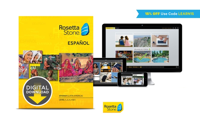 Rosetta stone spanish digital download