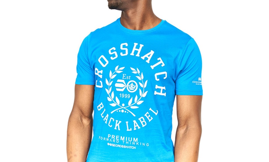 Image 3: Crosshatch Men's Cotton T-Shirt