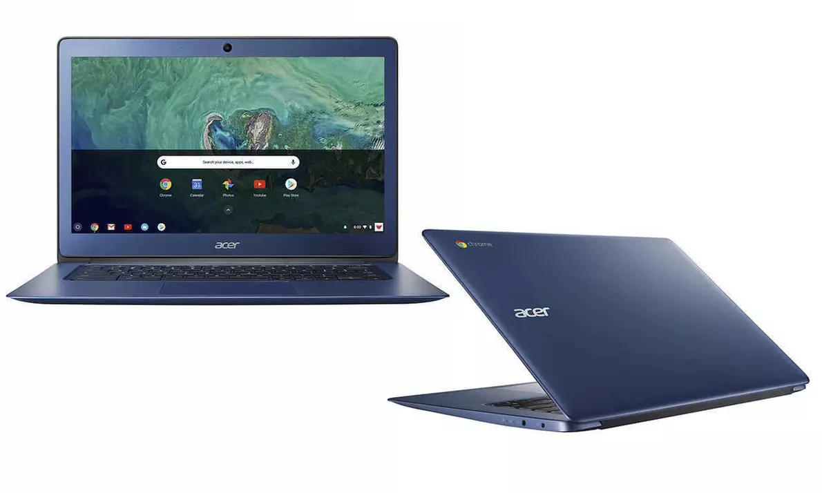 Acer 14" Chromebook with Intel Celeron Quad-Core Processor, 4GB RAM, & 32GB Storage Laptop Bundle (Manufacturer Refurb) - Second Medium