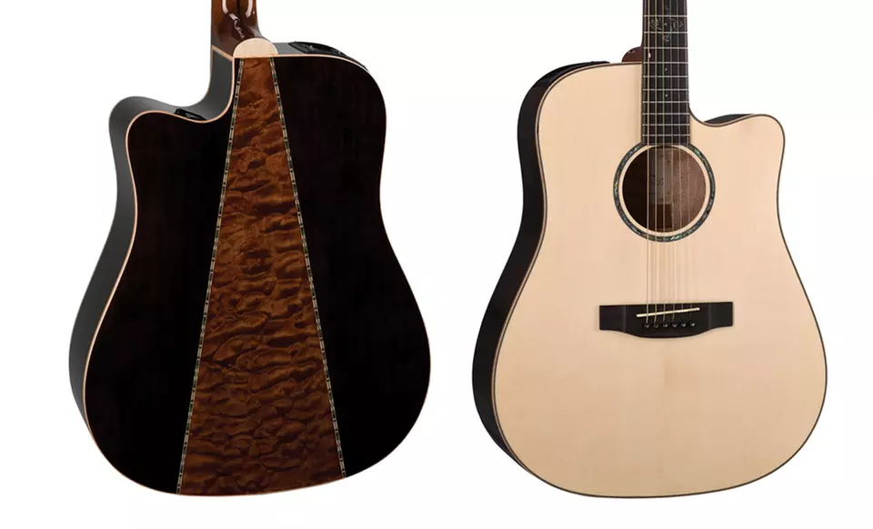 Takamine Dreadnought Cutaway Acoustic-Electric Guitar Kit (EG363SC). Free Shipping and Returns. - Second Medium