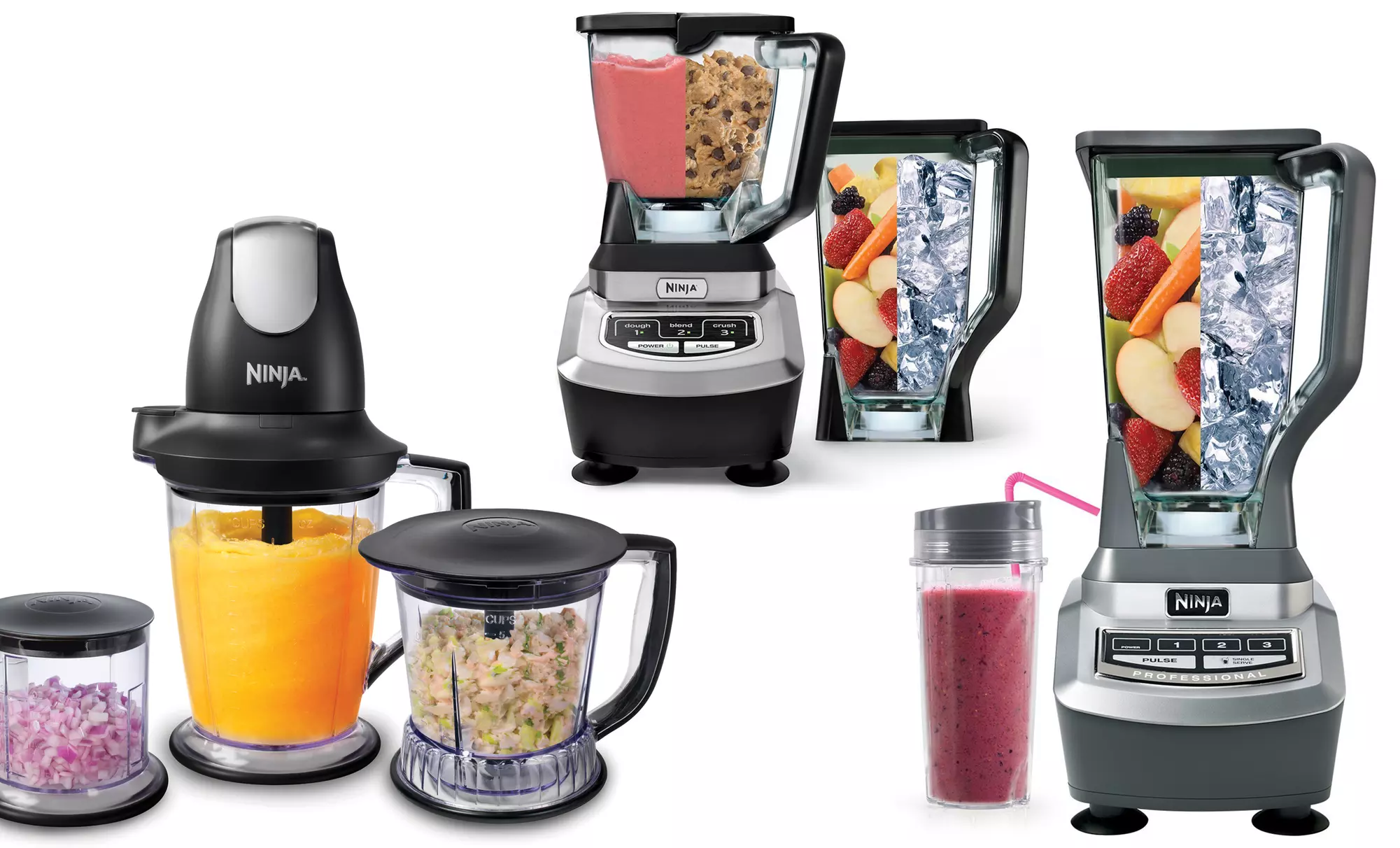 Ninja Kitchen Systems and Blenders (Refurbished). Multiple Models Available from $41.99–$81.99. - Primary Image