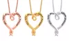 18K Gold Plated Inspirational "You Hold My Heart Forever" Necklace