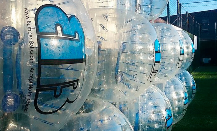 Image 5: Bubble Football and Drinks for 12