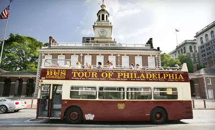 Hop-On, Hop-Off Bus Tour for One, Two, or Four from Philadelphia Trolley Works (Up to 55% Off) - Primary Image