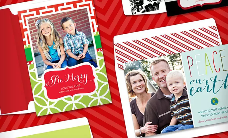 40, 75, or 110 Personalized Cards from InvitationBox from $14.99–$34.99 - Second Medium