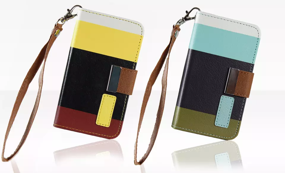 Wallet Case for iPhone 4/4S or 5. Multiple Colors Available. Free Returns. - Primary Image