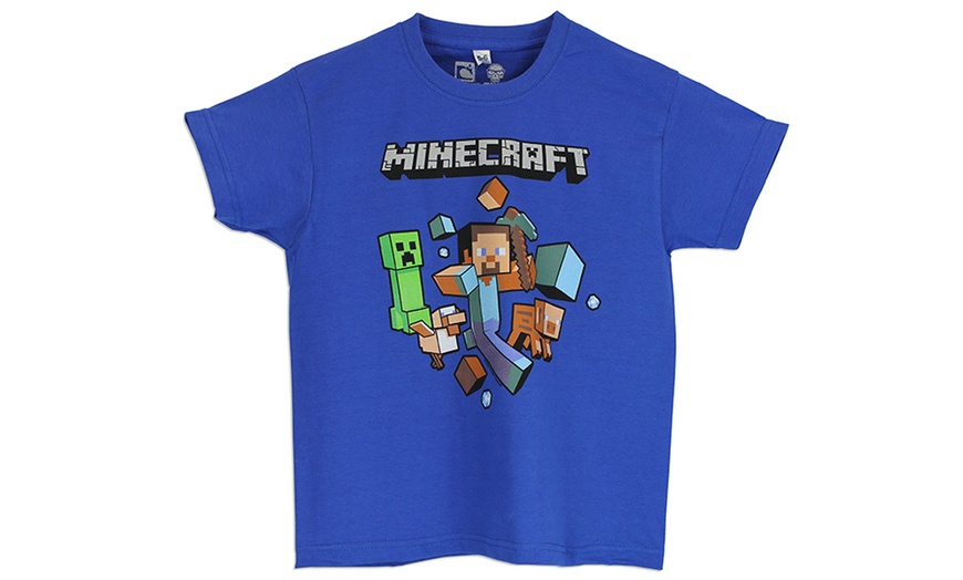 Image 2: Kids' Minecraft-Themed T-Shirts