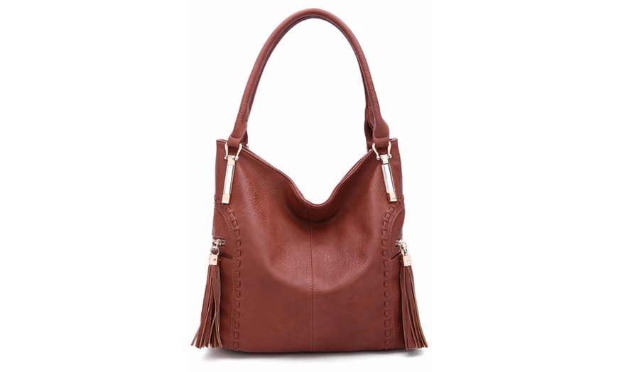 Image 19: MKF Collection Soft Vegan Leather Handbag by Mia K. Farrow
