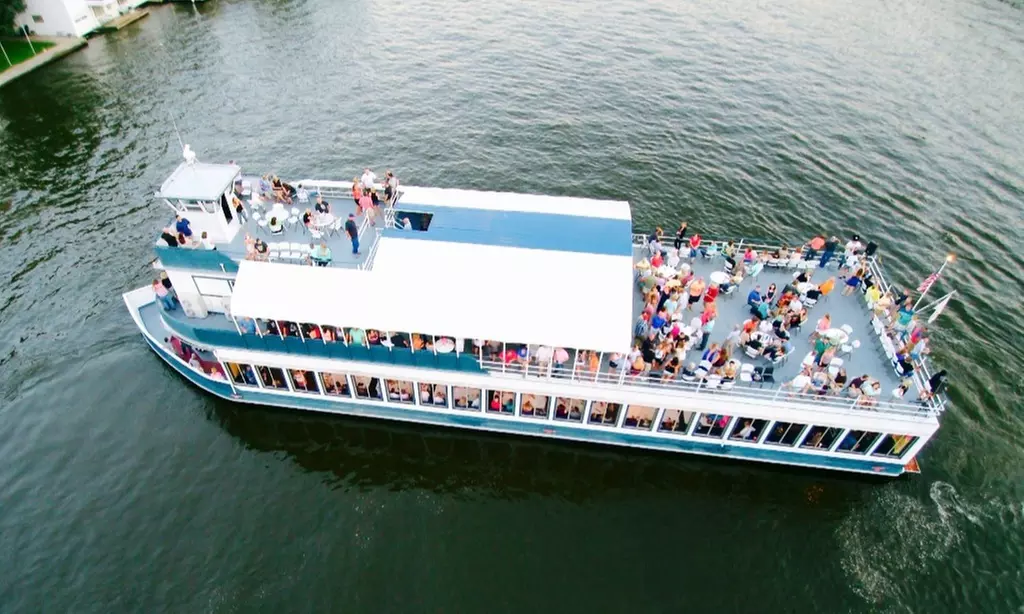 American Cheese, The Snake Charmers, or The Time Travelers Concert Aboard the Madam Carroll (Up to 25% Off) - Primary Image