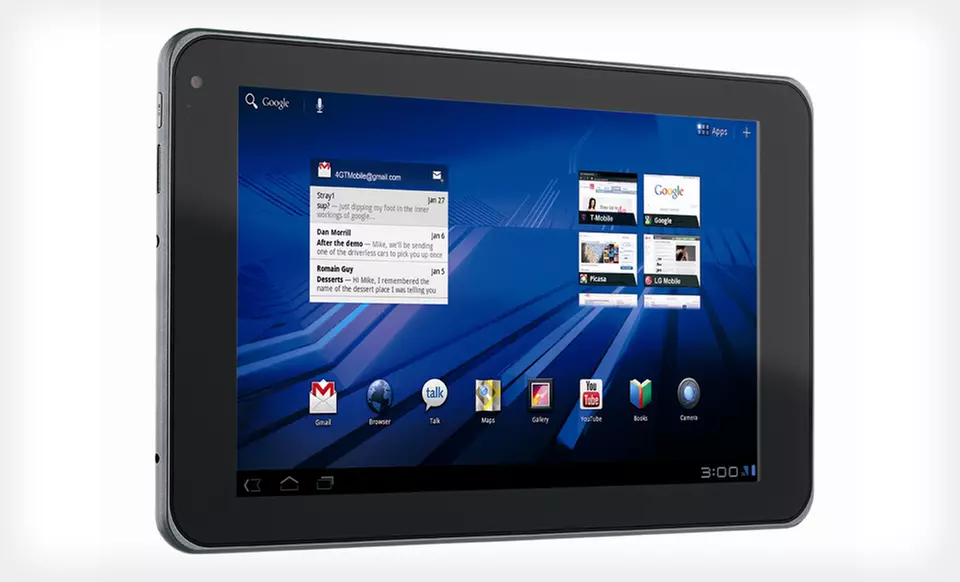 $275 for an LG Optimus Tab WiFi 4G 8.9-Inch G-Slate Tablet With Dual Cameras and 3D Video ($499 List Price). Free Shipping. - Primary Image