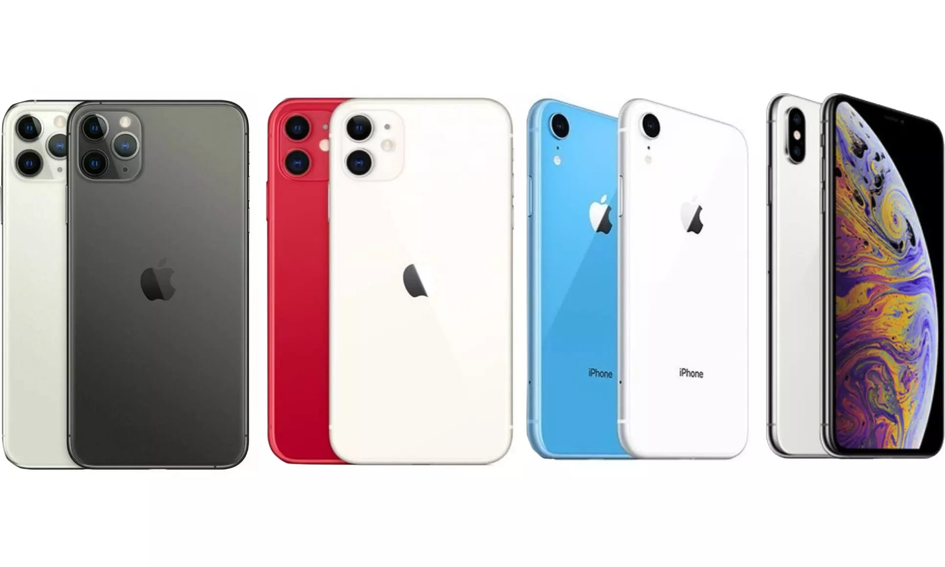 Apple iPhone XR, XS, XS Max, 11, 11 Pro, or 11 Pro Max (GSM and CDMA Unlocked)(Refurbished A-Grade) - Primary Image