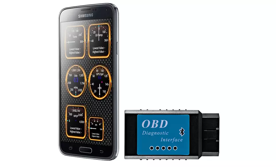 Bluetooth OBD-II Car Auto Diagnostic Scanner - Primary Image
