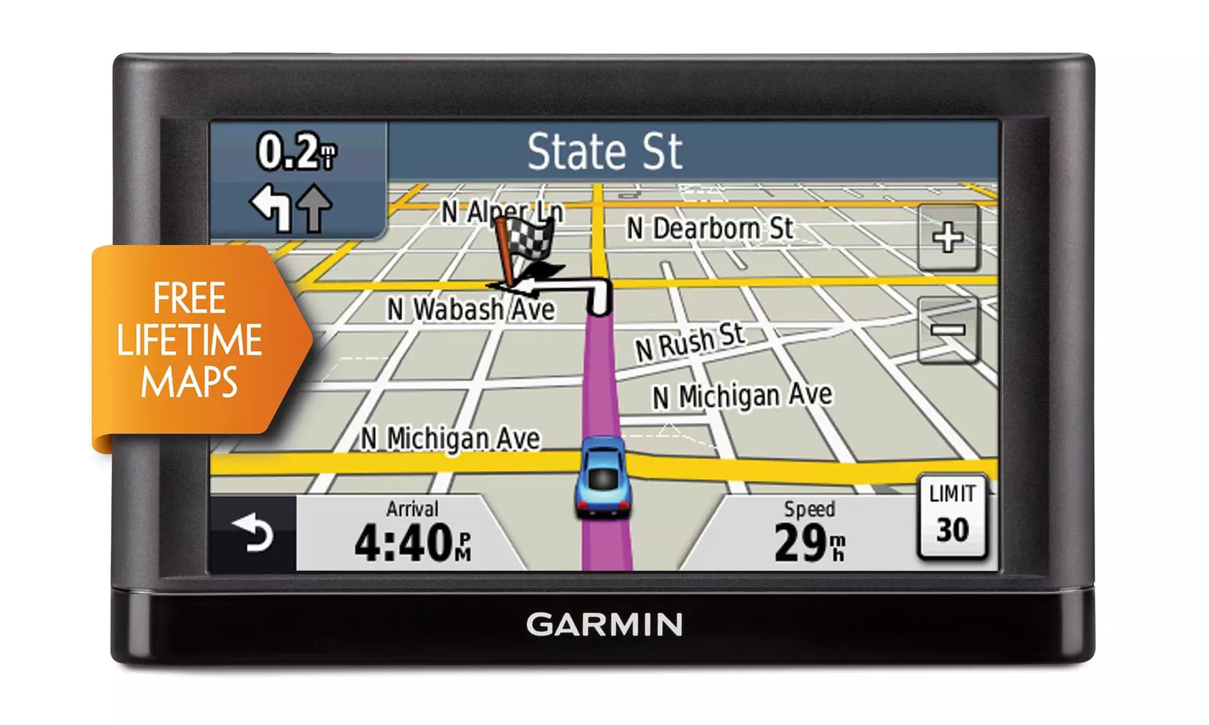Garmin nüvi 52LM 5" GPS with Lifetime Map Updates with Optional Protective Case from $79.99–$89.99  - Primary Image