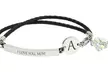 I Love You Mom Leather Bracelet Made with Crystals from Swarovski by Pink Box - Second Medium