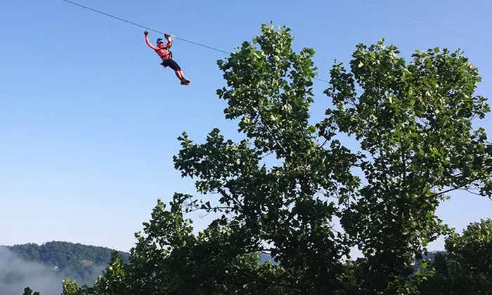 Mountain Top Zipline Tour for One or Two at Highlands Aerial Park (Up to 54% Off)   - Primary Image