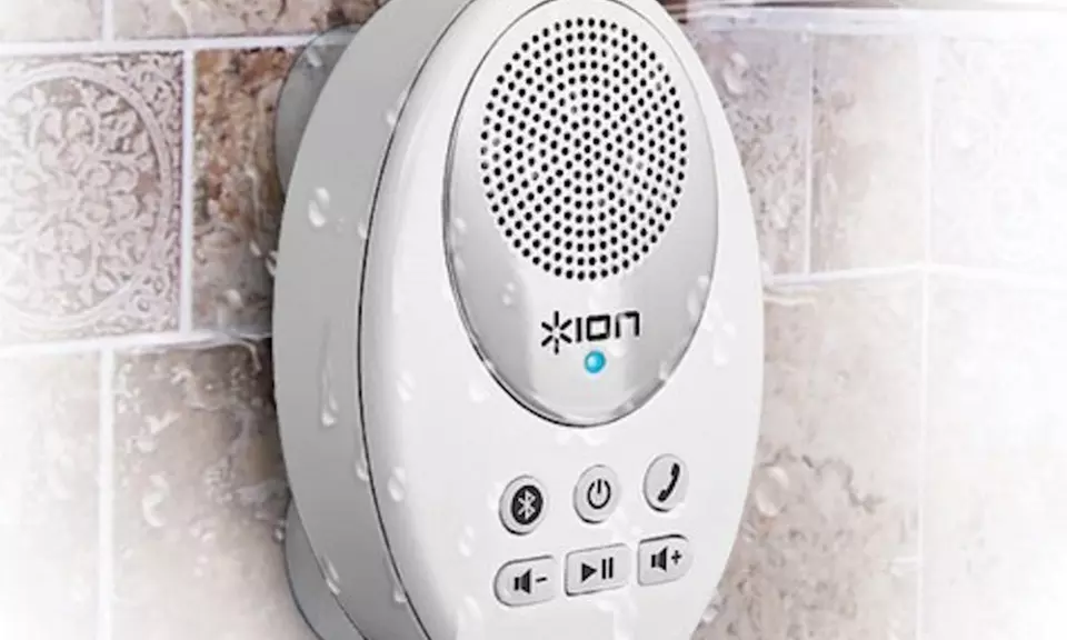 Sound Splash Bluetooth Wireless Shower Speaker with FM Radio and Hands-Free Speakerphone - Primary Image