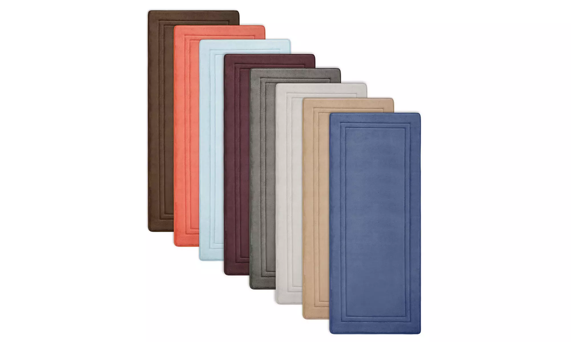 CLEARANCE: 24" x 58" Microdry Speed Dry Memory Foam Bath Runner - Primary Image