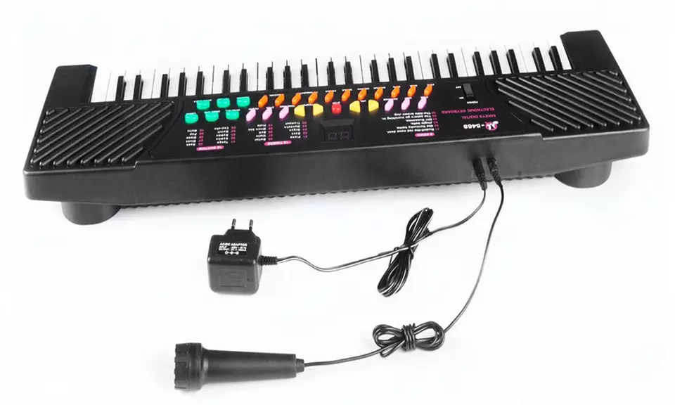 Plixio Children's 54-Key Electronic Keyboard with Microphone - Second Medium