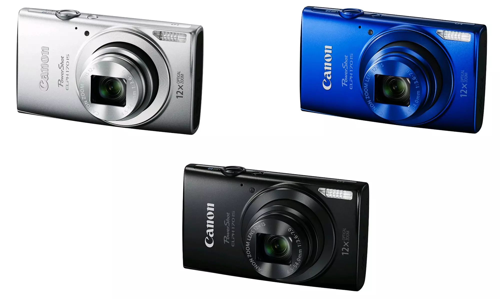 Canon PowerShot ELPH 170 IS 20MP Digital Camera with 12x Optical Zoom - Primary Image