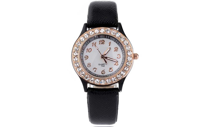 Image 6: Watch with Crystals from Swarovski®