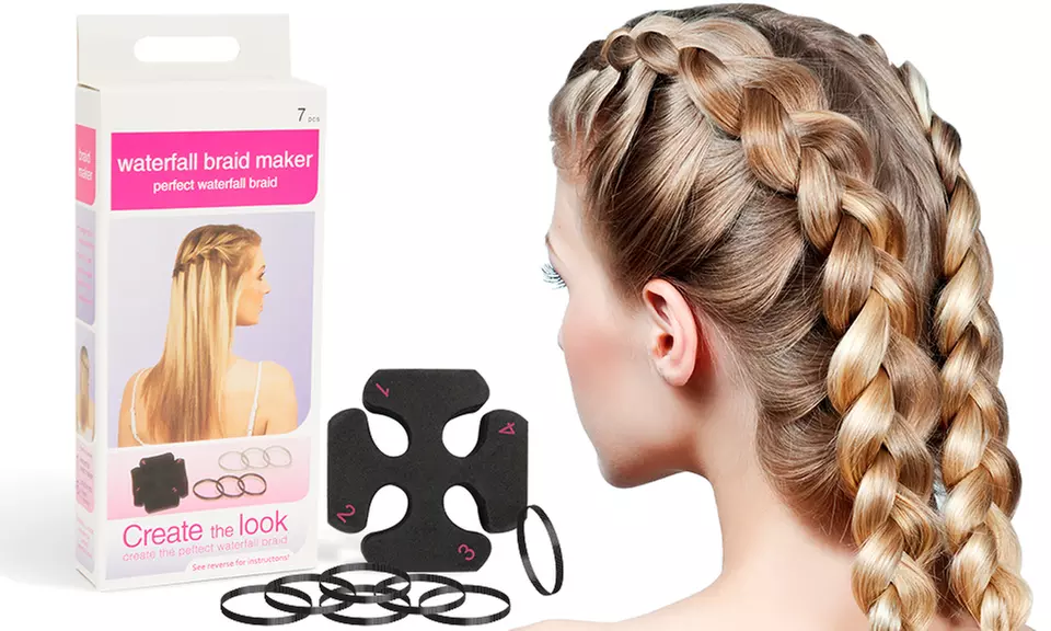 Lot de 7, 14 ou 21 accessoires pour faire des tresses en cascade - Primary Image