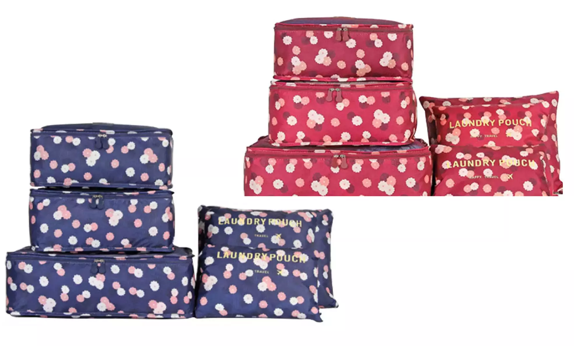 1x oder 2x 6er-Set Gepäck-Organizer