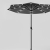 Image 3: Rotatable Solar Lighting Garden Umbrella with Fillable Base