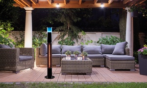  Daewoo 3-in-1 Light-Up Patio Heater with Built-In Speaker 