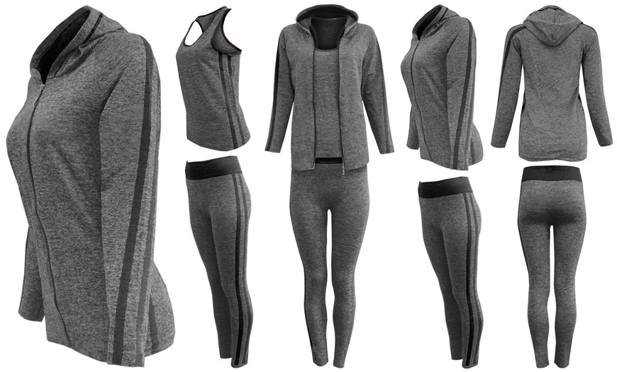 Image 8: Three-Piece Activewear Set