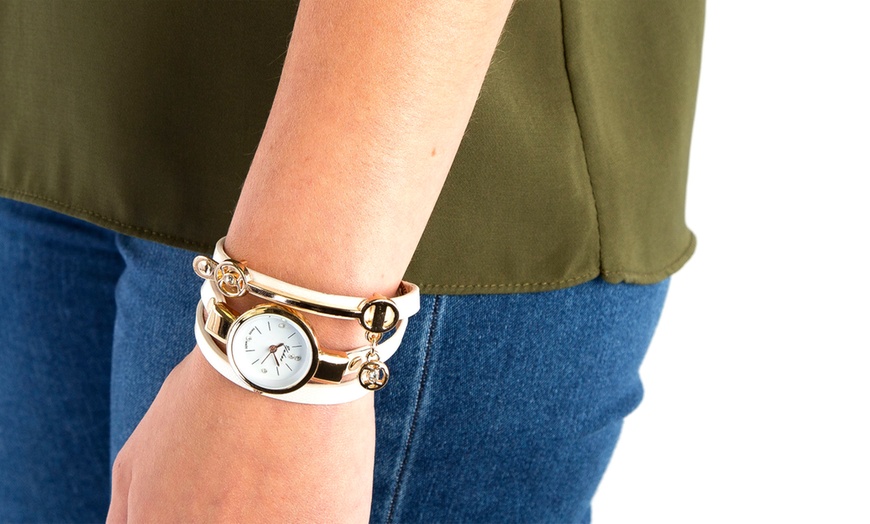 Image 3: Snake Strap Wrap Watch