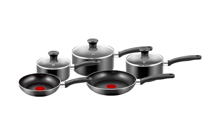 Image 1: Tefal Essential 5-Piece Pan Set